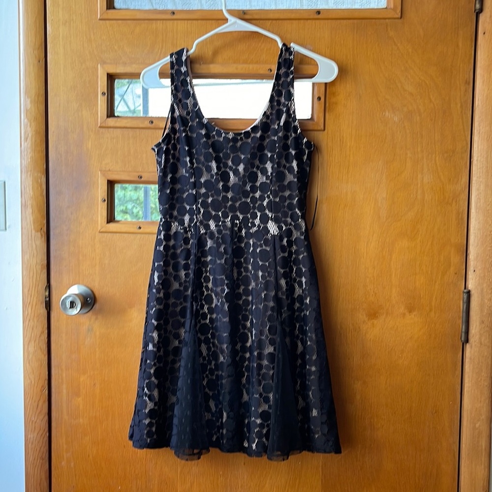 Black and pink polkadot dress for sale!